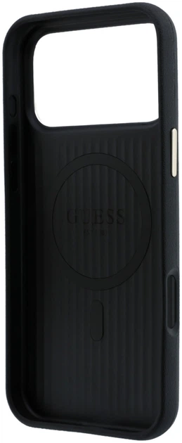 Панель Guess Perforated 4G Gold Logo MagSafe для Apple iPhone 18 Pro Max / Apple iPhone 17 Pro Max Black (3666339652838) - зображення 7