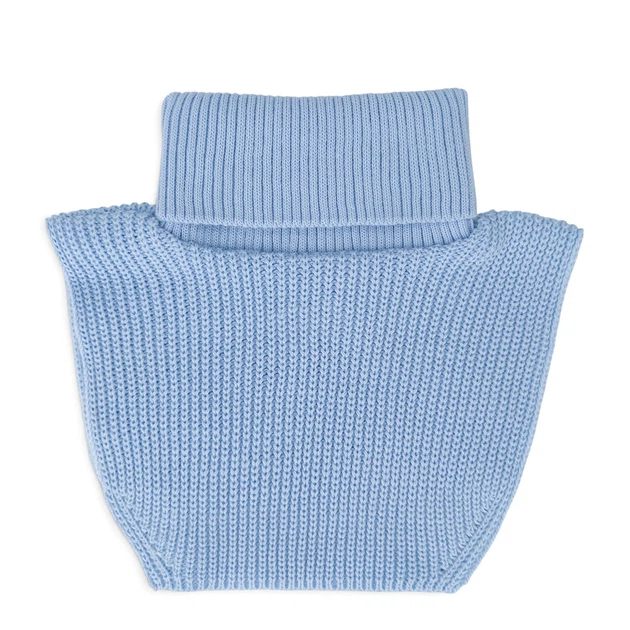 Однотонна в'язана манішка "Терін" one size 04901 Блакитний Talvi - Фото 1 Однотонна в'язана манішка "Терін" one size 04901 Блакитний Talvi - зображення 1