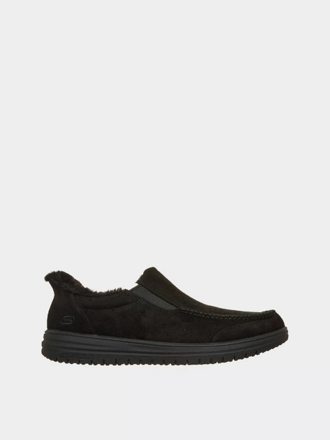 Мужские мокасины Skechers Relaxed Fit 40 Черный 205606 BBK - Фото 1 Мужские мокасины Skechers Relaxed Fit 40 Черный 205606 BBK - изображение 1