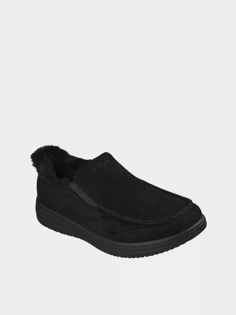 Мужские мокасины Skechers Relaxed Fit 48,5 Черный 205606 BBK - изображение 3