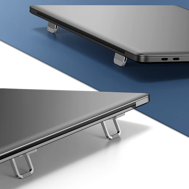 Підставка для ноутбука Baseus Slim Laptop Kickstand （2pcs）Silver - зображення 8