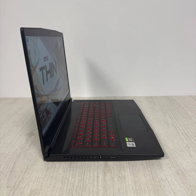 Игровой ноутбук MSI GF65 Thin 10UE / 15.6" (1920x1080) IPS / Intel Core i5-10500H (6 (12) ядер по 2.5 - 4.5 GHz) / 8 GB DDR4 / 512 GB SSD NVMe / nVidia GeForce RTX 3060, 6 GB GDDR6, 192-bit / WebCam б/у - Фото 4 Игровой ноутбук MSI GF65 Thin 10UE / 15.6" (1920x1080) IPS / Intel Core i5-10500H (6 (12) ядер по 2.5 - 4.5 GHz) / 8 GB DDR4 / 512 GB SSD NVMe / nVidia GeForce RTX 3060, 6 GB GDDR6, 192-bit / WebCam б/у - изображение 4