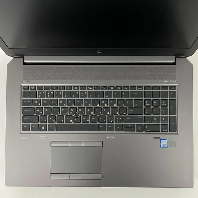 Мобільна робоча станція Б-клас HP zBook 17 G6 / 17.3" (1920x1080) IPS / Intel Core i5-9400H (4 (8) ядра по 2.5 - 4.3 GHz) / 16 GB DDR4 / 480 GB SSD / nVidia Quadro T1000, 4 GB GDDR5, 128-bit / WebCam / TouchID б/в + Подарунок Бездротова миша / USB - Фото 3 Мобільна робоча станція Б-клас HP zBook 17 G6 / 17.3" (1920x1080) IPS / Intel Core i5-9400H (4 (8) ядра по 2.5 - 4.3 GHz) / 16 GB DDR4 / 480 GB SSD / nVidia Quadro T1000, 4 GB GDDR5, 128-bit / WebCam / TouchID б/в + Подарунок Бездротова миша / USB - зображення 3