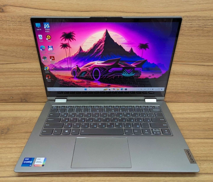 Ноутбук-трансформер Б-класс Lenovo ThinkBook 14s Yoga ITL / 14" (1920x1080) IPS Touch / Intel Core i7-1165G7 (4 (8) ядра по 2.8 - 4.7 GHz) / 16 GB DDR4 / 512 GB SSD / Intel Iris Xe Graphics / WebCam / Windows 11 б/у + Подарок Беспроводная мышь / USB - Фото 2 Ноутбук-трансформер Б-класс Lenovo ThinkBook 14s Yoga ITL / 14" (1920x1080) IPS Touch / Intel Core i7-1165G7 (4 (8) ядра по 2.8 - 4.7 GHz) / 16 GB DDR4 / 512 GB SSD / Intel Iris Xe Graphics / WebCam / Windows 11 б/у + Подарок Беспроводная мышь / USB - изображение 2