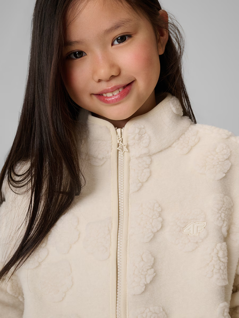 Куртка для дівчаток 4F regular sherpa fleece 164 Бежевий 4FJWAW26TFLEF494-11S - Фото 4 Куртка для дівчаток 4F regular sherpa fleece 164 Бежевий 4FJWAW26TFLEF494-11S - изображение 4
