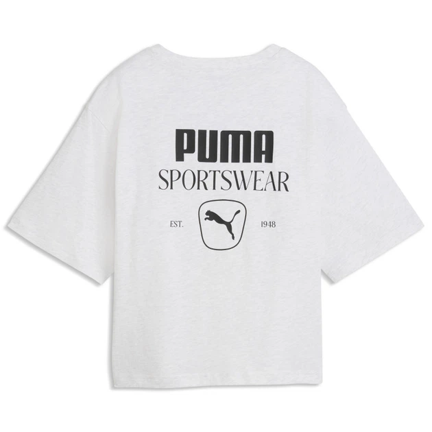 Футболка PUMA CLASS Relaxed Tee Puma 694018-05 36 Сірий (4070033332023) - Фото 5 Футболка PUMA CLASS Relaxed Tee Puma 694018-05 36 Сірий (4070033332023) - зображення 5
