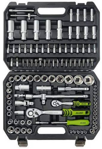 Набор инструментов Alloid Base 1/2" и 1/4" 6-гранный, 109 предметов (NG-1109BS) - Фото 16 Набор инструментов Alloid Base 1/2" и 1/4" 6-гранный, 109 предметов (NG-1109BS) - изображение 16