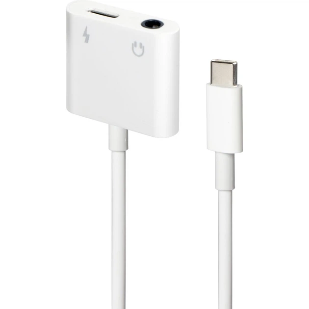 Адаптер USB-C to stereo audio 3.5 mm + USB-C power (CDLA) Cablexpert (A-CM-3.5FP-01) - Фото 3 Адаптер USB-C to stereo audio 3.5 mm + USB-C power (CDLA) Cablexpert (A-CM-3.5FP-01) - изображение 3