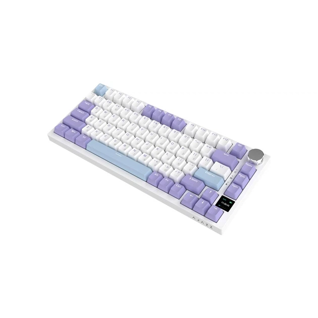 Клавиатура Ajazz AK820 Pro Flying Fish Switch Purple RGB USB/Wireless/Bluetooth UA Purple (AK820PRO-FF-PWB) - изображение 6