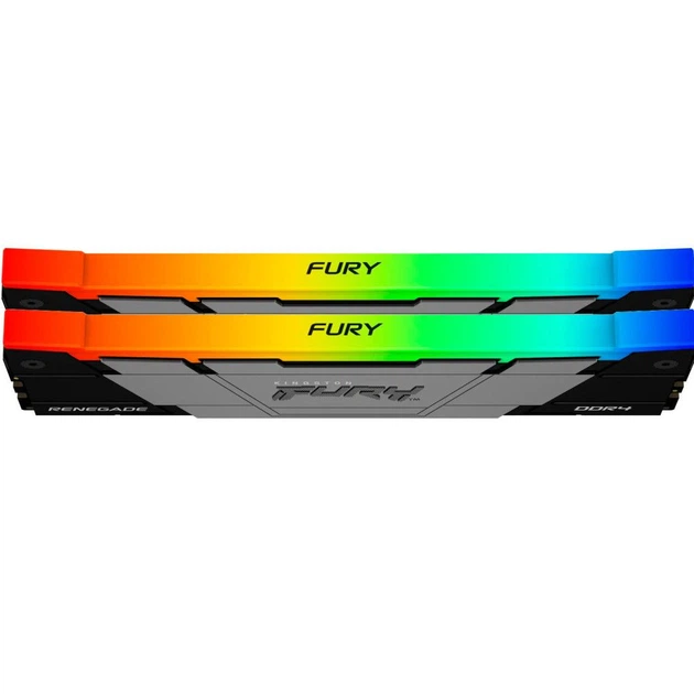 Модуль памяти для компьютера DDR4 32GB (2x16GB) 3200 MHz RenegadeRGB Kingston Fury (ex.HyperX) (KF432C16RB12AK2/32) - Фото 4 Модуль памяти для компьютера DDR4 32GB (2x16GB) 3200 MHz RenegadeRGB Kingston Fury (ex.HyperX) (KF432C16RB12AK2/32) - изображение 4