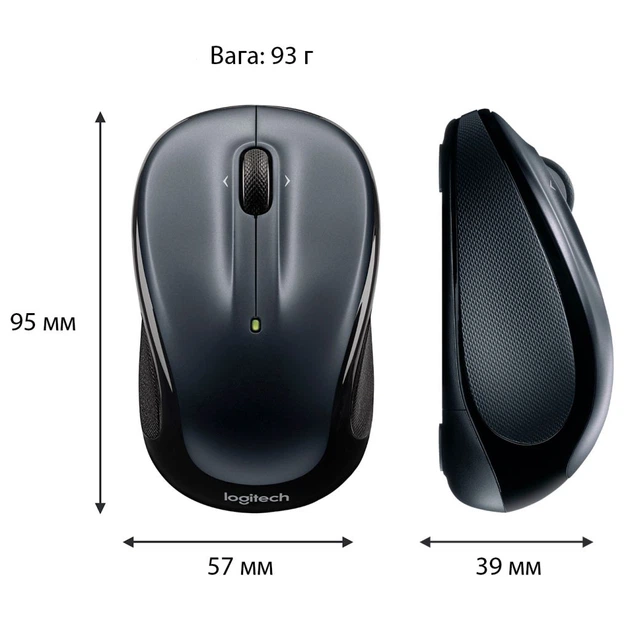 Мишка Logitech M325s Wireless Dark Silver (910-006812) - зображення 7