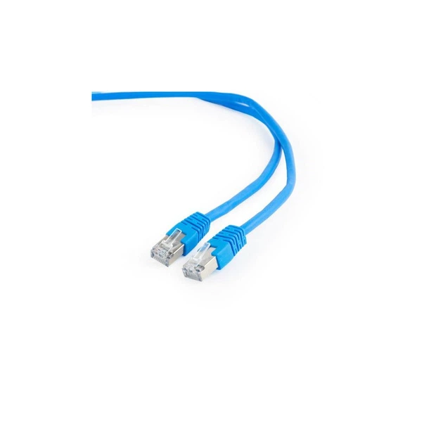 Патч-корд 2м FTP cat 6 CCA blue Cablexpert (PP6-2M/B) - зображення 2