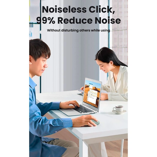 Мышка Ugreen MU105 Wireless Green (90672) - изображение 6