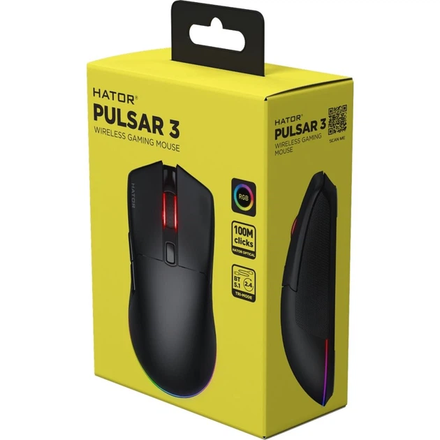 Мышка Hator Pulsar 3 Wireless Black (HTM630) - изображение 6