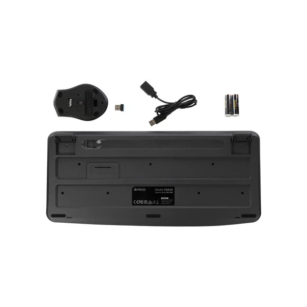Комплект A4Tech FG2500S Plus Wireless UA Grey (4711421003261) - зображення 2