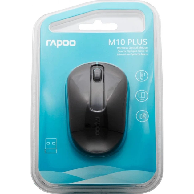 Мишка Rapoo (M10 Plus Black) - Фото 5 Мишка Rapoo (M10 Plus Black) - зображення 5