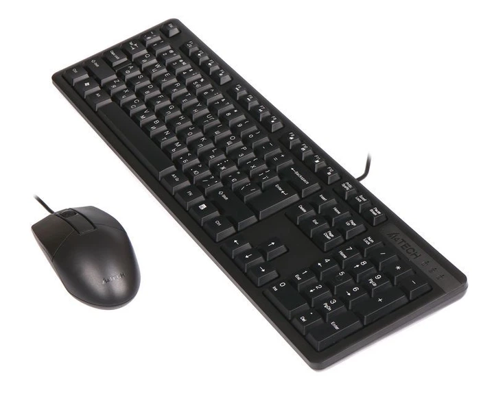 Комплект клавіатура+мишка KK-3+OP-330S, USB, Чорна (KK-3330S Black) - Фото 4 Комплект клавіатура+мишка KK-3+OP-330S, USB, Чорна (KK-3330S Black) - изображение 4