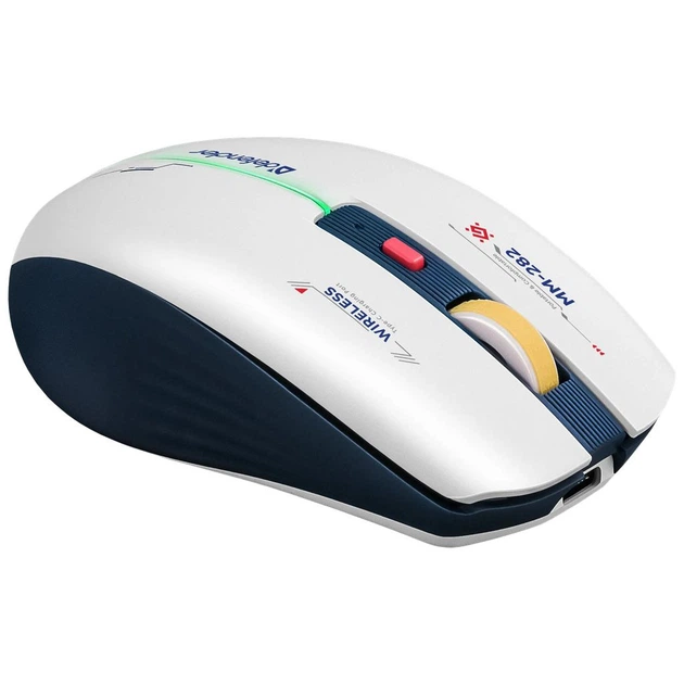 Мишка Defender Dila MM-282 Wireless White/Blue (52282) - Фото 2 Мишка Defender Dila MM-282 Wireless White/Blue (52282) - зображення 2