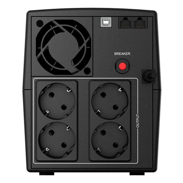 Источник бесперебойного питания nJoy Keen 1500VA USB (UPLI-LI150KU-CG01B) - изображение 4