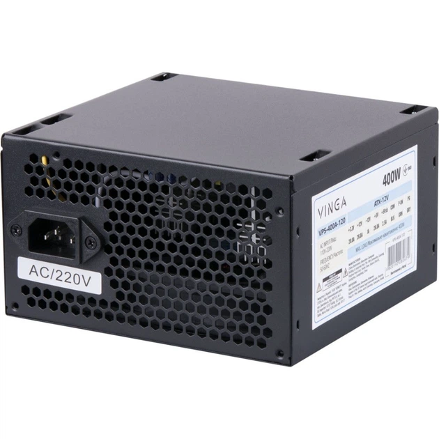Блок питания Vinga 400W ОЕМ (VPS-400A-120) - Фото 5 Блок питания Vinga 400W ОЕМ (VPS-400A-120) - изображение 5