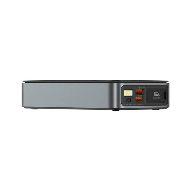 Пускозарядное устройство (компрессор) Baseus Super Energy Pro 2в1 12V 16000mAh 1600A с функцией Павербанка 65W 5V/3A и LED фонариком Черный (CGNL070001) - изображение 4