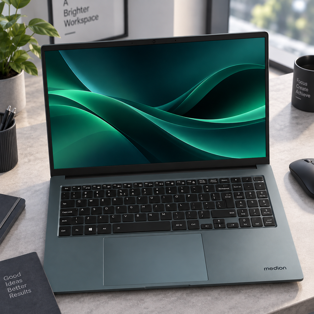 Ноутбук 16" Medion (Lenovo Group) S10 | Intel Core i5-13420U | IPS (2560x1600) WQXGA | RAM 16 ГБ | SSD 512 ГБ | Intel UHD Graphics | Win11 (5481) - зображення 6