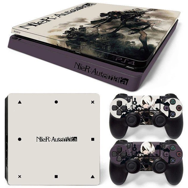Комплект виниловых наклеек для PS4 Slim «NieR:Automata» - Фото 1 Комплект виниловых наклеек для PS4 Slim «NieR:Automata» - изображение 1