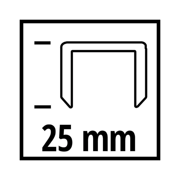 Скобы для строительного степлера Einhell 5.7х25мм, 3000шт. (4137860) - изображение 3