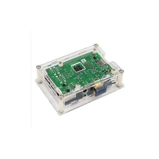 Корпус для Микро ПК Raspberry Pi для PI4 прозорий (Acrylic, for 3.5 inch LCD) (RA575) - Фото 3 Корпус для Микро ПК Raspberry Pi для PI4 прозорий (Acrylic, for 3.5 inch LCD) (RA575) - изображение 3