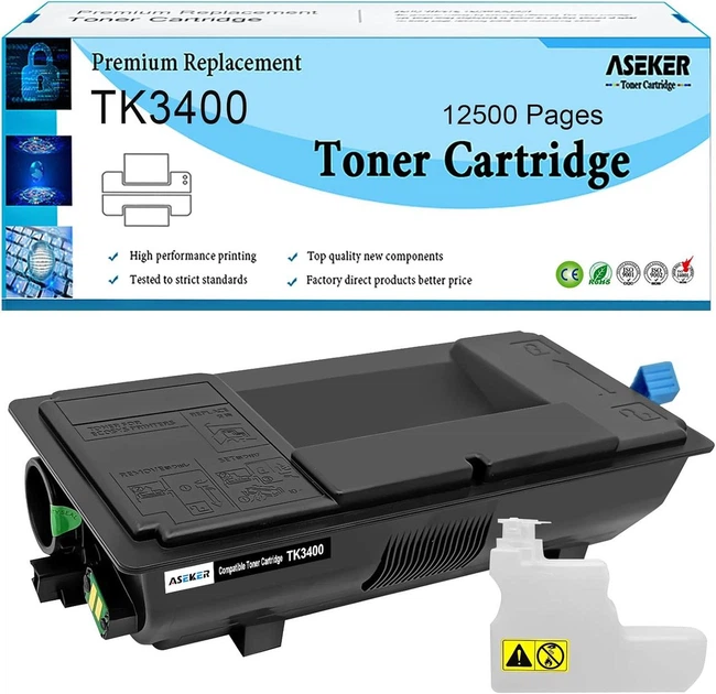 Тонер-картридж TK-3400 TK3400 для Kyocera ECOSYS PA4500 MA4500 - 12 500 страниц, черный - изображение 8