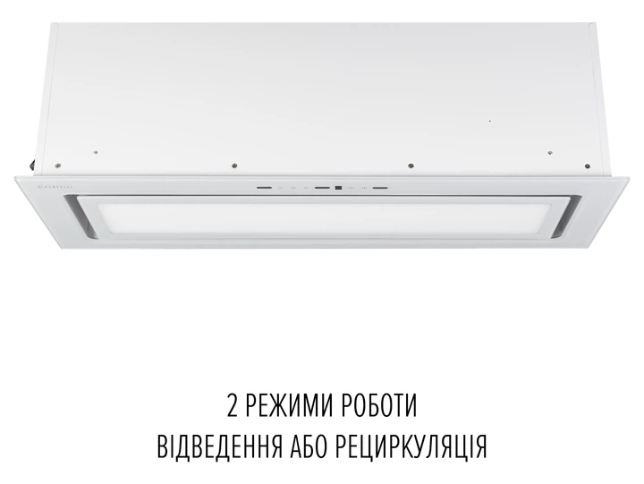 Витяжка PERFELLI DESIGN VISION 9 BIANCO SILENZIO - зображення 9