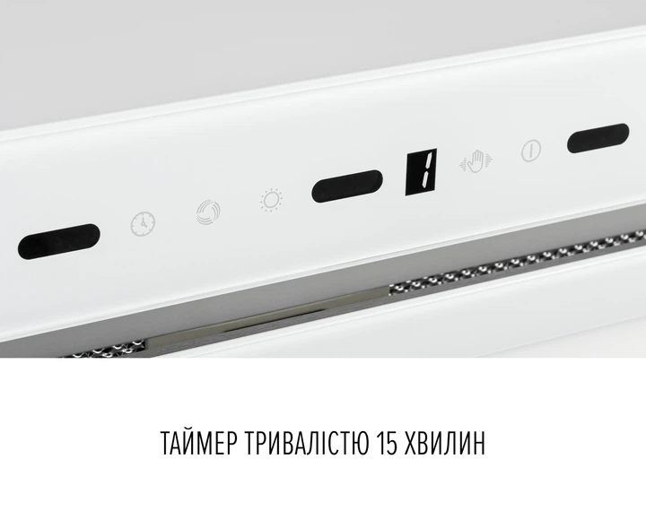 Витяжка PERFELLI DESIGN VISION 9 BIANCO SILENZIO - зображення 11