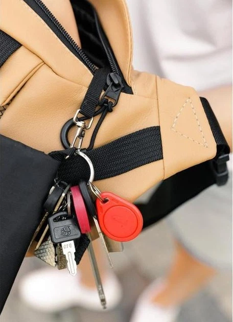 Большая женская поясная сумка бананка из экокожи Sambag DynamicDart бежевая 60521 - Фото 5 Большая женская поясная сумка бананка из экокожи Sambag DynamicDart бежевая 60521 - изображение 5