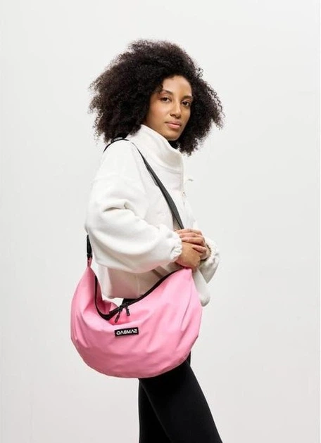 Жіноча сумка хобо Sambag HOBO Bag-glove рожева міська містка з утепленими кишенями 62265 - Фото 11 Жіноча сумка хобо Sambag HOBO Bag-glove рожева міська містка з утепленими кишенями 62265 - зображення 11