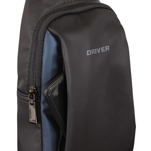 Мужская барсетка черная водоотталкивающая сумка через плечо driver bag DE ESSE 51108 - Фото 5 Мужская барсетка черная водоотталкивающая сумка через плечо driver bag DE ESSE 51108 - изображение 5