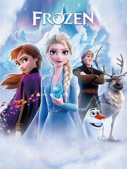 Плед одношаровий Ельза зі сніжинкою Крижане серце Frozen плюш 135x150 см - Фото 2 Плед одношаровий Ельза зі сніжинкою Крижане серце Frozen плюш 135x150 см - зображення 2