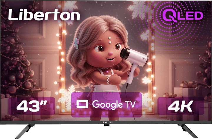 Телевізор LIBERTON LTV-43Q02GT - Фото 1 Телевізор LIBERTON LTV-43Q02GT - зображення 1