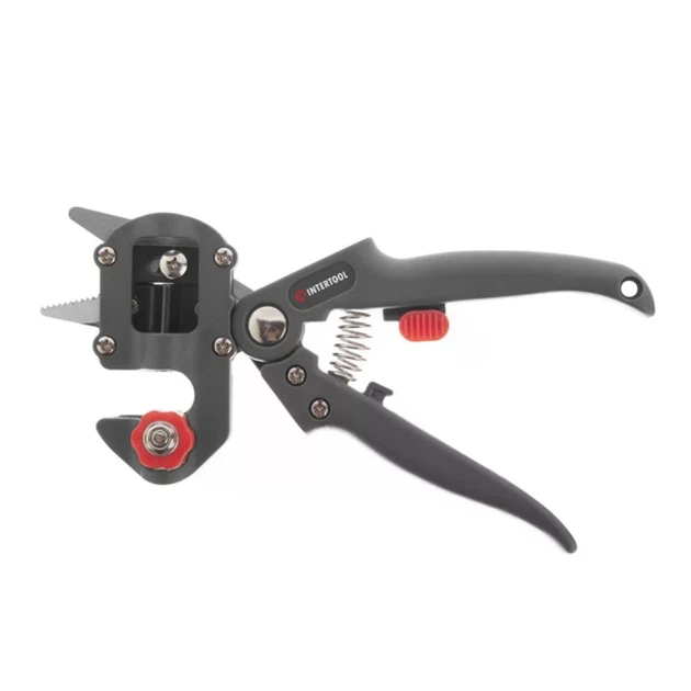 Секатор для щеплення універсальний 200мм, Carbon INTERTOOL FT-1020 - изображение 3