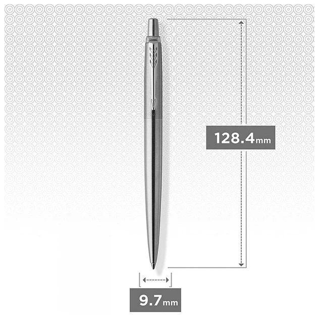 Ручка кулькова Parker JOTTER 17 UKRAINE SS CT BP Тризуб із колосків (16132_T059b) - зображення 4