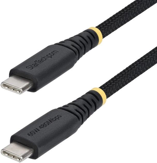 Kabel StarTech USB Type-C - Type-C M/M 1 m Black (USB2CC1MNCBR) - Zdjęcie 1 Kabel StarTech USB Type-C - Type-C M/M 1 m Black (USB2CC1MNCBR) - obraz 1