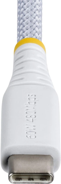 Kabel StarTech USB Type-C - Type-C M/M 0.15 m White (USB2CC15CMNCBRWH) - Zdjęcie 4 Kabel StarTech USB Type-C - Type-C M/M 0.15 m White (USB2CC15CMNCBRWH) - obraz 4