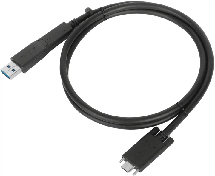 Kabel Targus USB Type-C - Type-C/Type A M/M 1 m Black (ACC1133GLX) - obraz 2