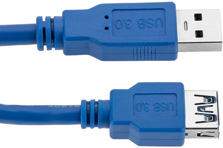 Kabel Techly USB Type A - Type A M/F 3 m Blue (ICOC U3-AA-30-EX) - obraz 6