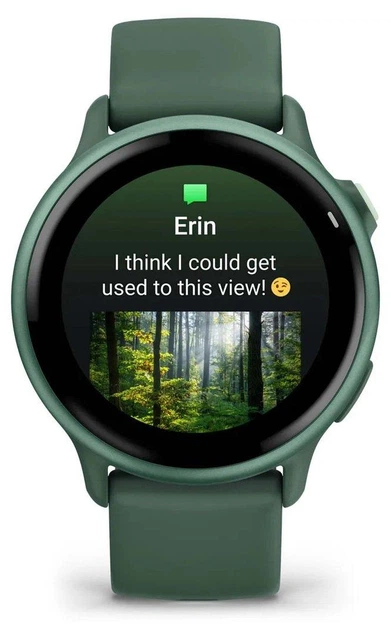Розумний годинник Garmin Vivoactive 6 Metallic Jasper Green with Jasper Green Band (010-02985-02) ОЕМ - Фото 2 Розумний годинник Garmin Vivoactive 6 Metallic Jasper Green with Jasper Green Band (010-02985-02) ОЕМ - зображення 2