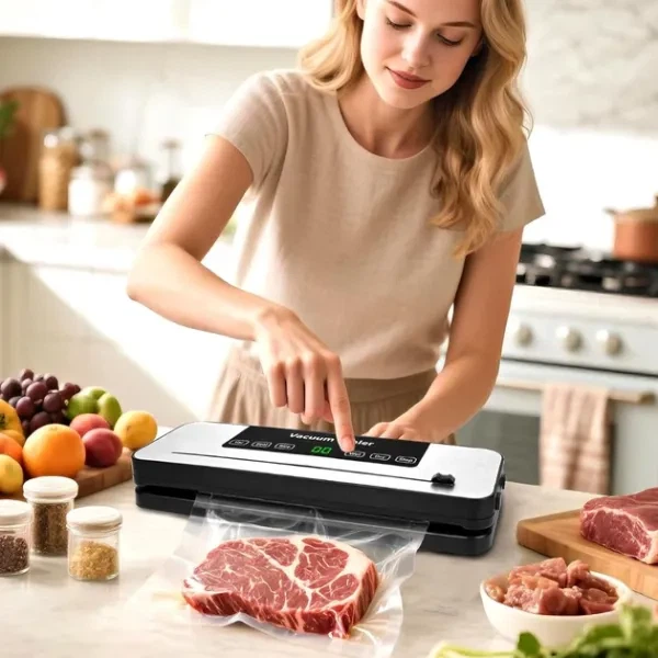 Вакууматор бытовой для продуктов питания Vacuum Sealer 120W - изображение 7