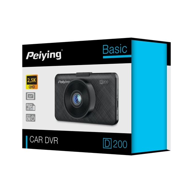 Регистратор автомобильный Peiying Basic D200 2.5K (PY-DVR012) - Фото 7 Регистратор автомобильный Peiying Basic D200 2.5K (PY-DVR012) - изображение 7