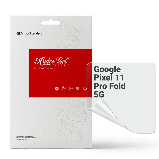Защитная пленка для Google Pixel 11 Pro Fold 5G гидрогелевая ударостойкая противоударная прозрачная бронепленка на телефон ArmorStandart защита стекла (ARM94084) - Фото 1 Защитная пленка для Google Pixel 11 Pro Fold 5G гидрогелевая ударостойкая противоударная прозрачная бронепленка на телефон ArmorStandart защита стекла (ARM94084) - изображение 1