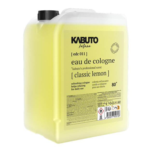 Одеколон Kabuto Eau De Cologne Classic Lemon 5000 ml - Фото 1 Одеколон Kabuto Eau De Cologne Classic Lemon 5000 ml - зображення 1