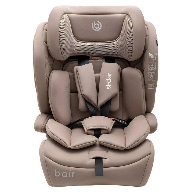 Автокрісло Bair Slider i-Size Iso-fix BS-05 Beige, 9–36 кг, 76–150 см, ISOFIX, Top Tether, бежеве - зображення 2