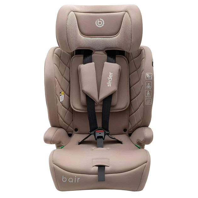 Автокрісло Bair Slider i-Size Iso-fix BS-05 Beige, 9–36 кг, 76–150 см, ISOFIX, Top Tether, бежеве - зображення 3